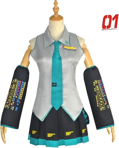 Vista 2 de Disfraz de cosplay para mujer, vestido de anime, uniforme escolar, disfraces de Halloween