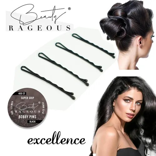 Vista 3 de Super Grip Bobby Pins - Alfileres para mujer de 1.9 pulgadas, fáciles, seguros, para todo tipo de cabello, práctica lata reutilizable