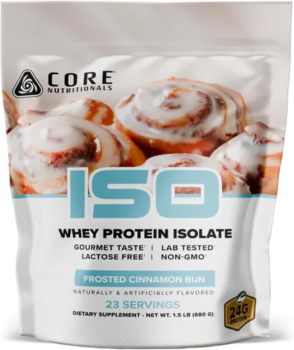 Vista 9 de Core Nutritionals Proteína de suero aislado ultrapura (capuchino, 2 libras)