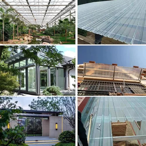 Vista 7 de Paneles de iluminación diurna FRP de 0.087 in de grosor, hoja de techo transparente, material corrugado para techos, tablero a prueba de lluvia 1
