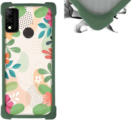 Vista 27 de jioeuinly Funda compatible con ZTE Blade X1 5G Phone Case PC Backplane + cubierta de silicona suave marco XSH