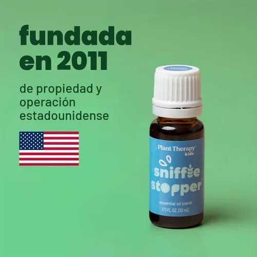 Vista 6 de KidSafe mezcla de aceites esenciales sin diluir para tratar el resfrío, de grado terapéutico, Transparente