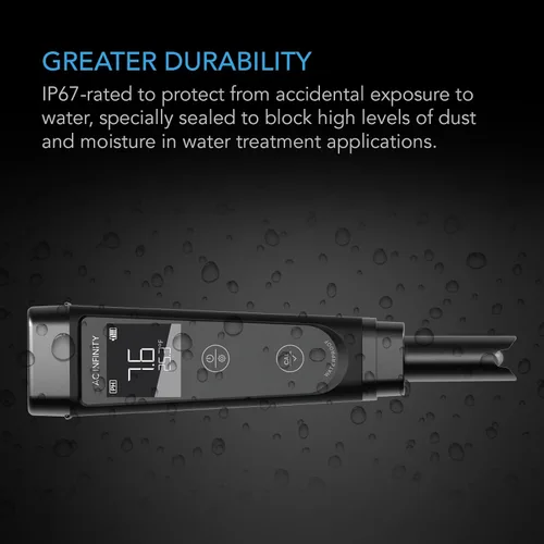 Vista 4 de AC Infinity Kit de Medidor Hidropónico PRO, Lápiz Digital de pH de Alta Precisión con Precisión de pH ±0.01 y Sonda Intercambiable, Medidor Todo