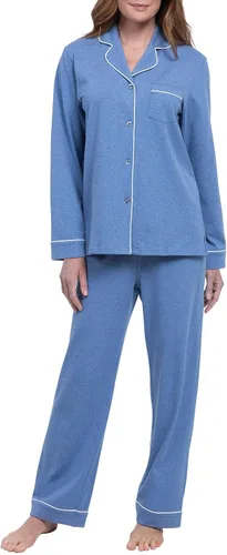 Vista 41 de PajamaGram Conjunto de pijama para mujer – Pijama para mujer, jersey novio, 100% algodón