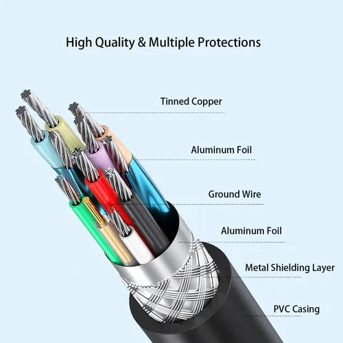 Vista 4 de Pocxwa Cable de impresora USB 3.0, cable USB-A a B macho, sincronización de datos de 5 Gbps compatible con impresoras, escáner, estación