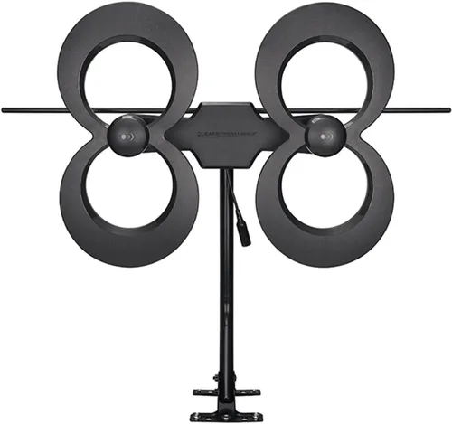Vista 11 de Antennas Direct ClearStream 4V Antena de TV para Interiores y Exteriores, UHF VHF, Multidireccional, Rango de 70+ Millas, 4K 8K UHD, NEXTGEN TV