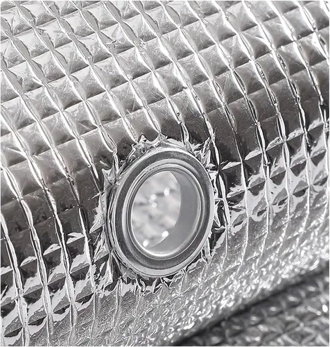 Vista 4 de Protector de aislamiento térmico, película reflectante de papel de aluminio, protección solar, película de tintado de vidrio, barrera radiante