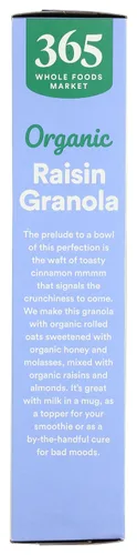 Vista 18 de 365 by Whole Foods Market, Granola orgánica de almendras y vainilla francesa, 17 onzas