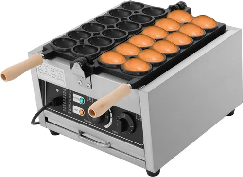 Vista 11 de Máquina eléctrica para hacer gofres de 1300 W, máquina eléctrica de doble cabezal para gofres de 122-572 ℉ para uso doméstico y comercial