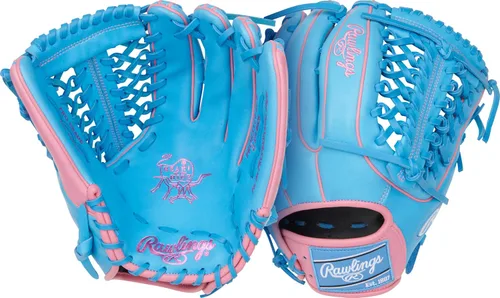 Vista 38 de Guantes de béisbol Heart of the Hide 2026 Top Grade US Steerhide Negro/Menta Pro H Web