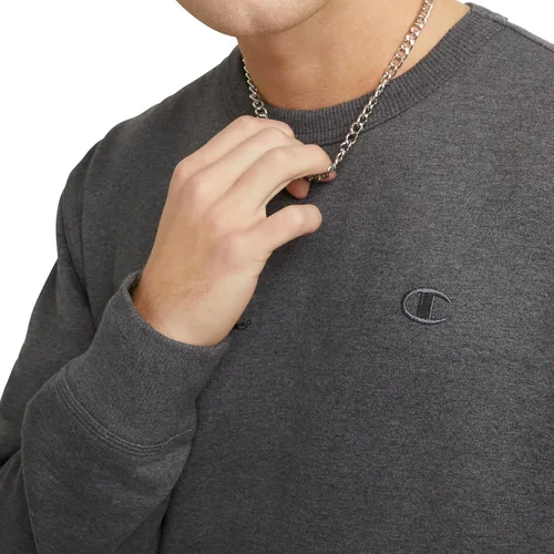 Vista 4 de Champion - Sudadera de forro polar de peso medio con cuello redondo para hombre (normal o grande y alta)