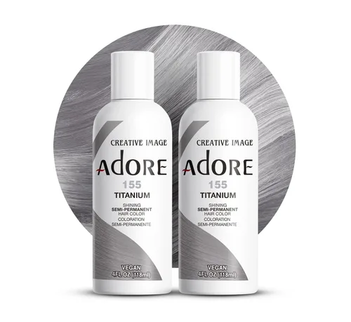 Vista 35 de Adore Tinte semipermanente verde para el cabello, vegano y sin crueldad, 4 onzas líquidas, 163 Green Apple (paquete de 1)