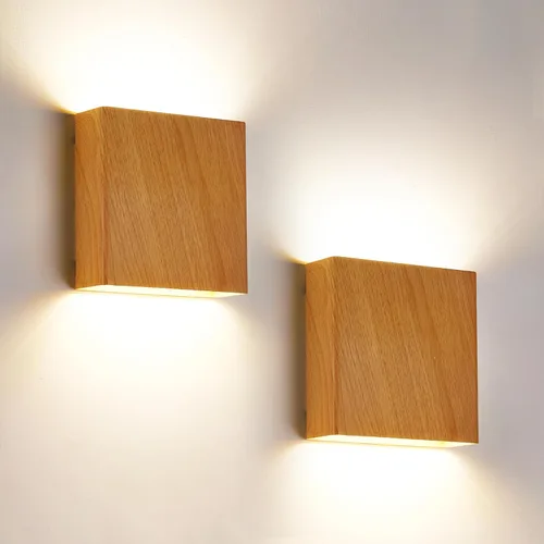 Vista 13 de Blanco arriba y abajo moderno de aluminio interior al aire libre LED