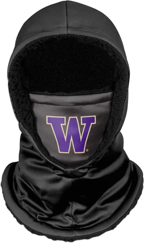 Vista 104 de FOCO NCAA womens Ncaa Team Logo Hooded Gaiter Balaclava Face Cover Negro