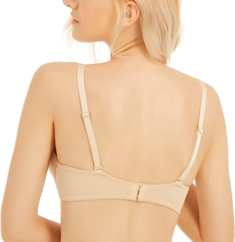 Vista 5 de Wingslove Sujetador push up para mujer, con escote en V profundo, con aros, multiway, 2 copas