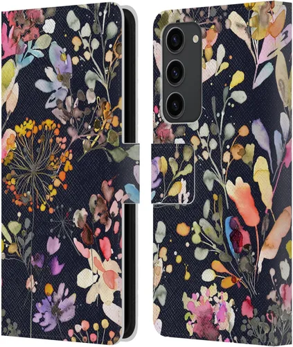 Vista 149 de Head Case Designs Officially Licensed Ninola Beige Wild Grasses Leather Wallet Case Compatible with Samsung Galaxy A07 4G