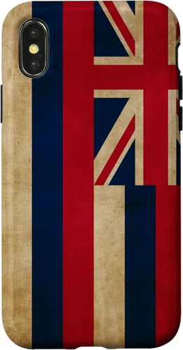 Vista 5 de Vintage Hawaii Flag USA State Case for iPhone 17