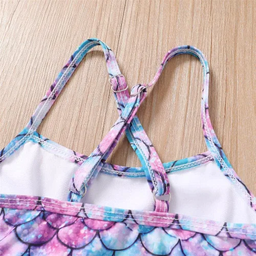 Vista 3 de Weixinbuy Traje de baño para bebés y niñas, traje de baño con patrón de sandía, traje de baño para niños y niñas