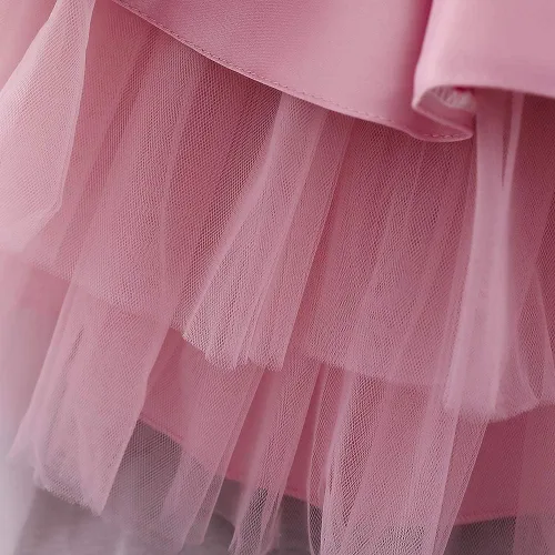 Vista 7 de TUIJI 6M-5T - Vestidos de flores con lazo para bebés y niñas sin espalda para fiesta de boda boda fiesta lentejuelas
