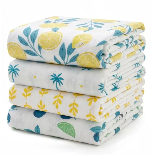 Vista 21 de Momcozy Mantas de muselina para bebé, suaves y sedosas de 47 x 47 pulgadas, mantas transpirables para envolver al recién nacido, para niños y niñas