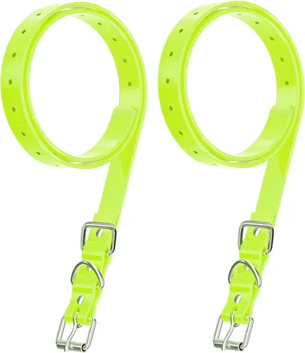 Vista 22 de Correa de collar para perros ETPET para la mayoría de receptores de collar de entrenamiento electrónico: Correa de TPU para mascotas, ajustable