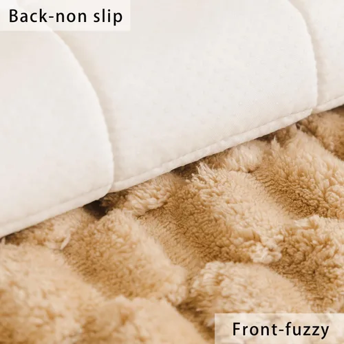 Vista 5 de Gumfolk Fundas de sofá de felpa para mascotas, lavables, protectores de sofá para cojines, fundas protectoras de muebles aptas para perros