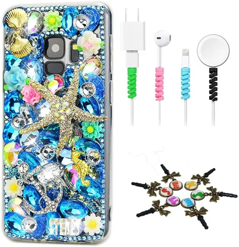 Vista 18 de Bling Case SSSGCDwCPSeries-41 - Funda con diseño 3D hecho a mano, 100 + cristales brillantes