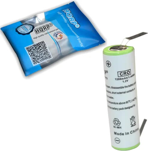 Vista 2 de HQRP Batería funciona con Philips Norelco T3000 T6000 T7000 T7500 T800 T860 G380 Razor/Shaver 10336 4822-138-10336 1.929x0.551 in Plus Destornillador