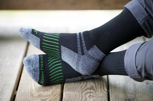 Vista 7 de John Deere 6 pares de calcetines de trabajo para hombre talla 8-12