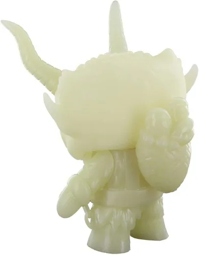 Vista 8 de Figura de acción de vinilo de Krampus de Navidad, brilla en la oscuridad, 5 pulgadas