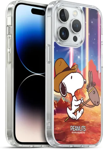 Vista 175 de Head Case Designs Funda de gel con licencia oficial de Peanuts Nebula Cactus Needles Snoopy Space Cowboy [protección de grado militar] compatible