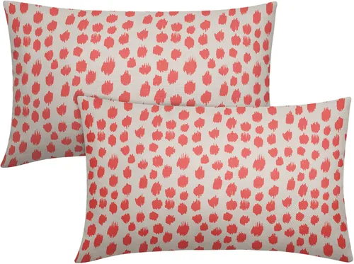 Vista 97 de Sweetshow Juego de 2 fundas de almohada de 16 x 16 pulgadas, diseño bohemio, con diseño de lunares, moderno y moderno, para exteriores, decorativas