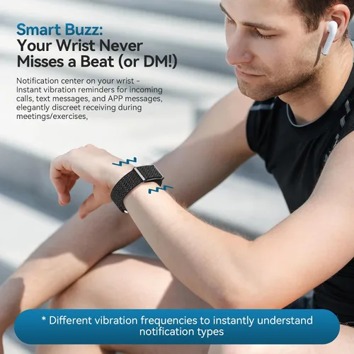 Vista 7 de EnergyPort Fitness Tracker,Wearable Health Smart Bracelet Band with Blood Oxygen 170+ Sport Mode 60-Day Battery,Lifetime Membership,Activity