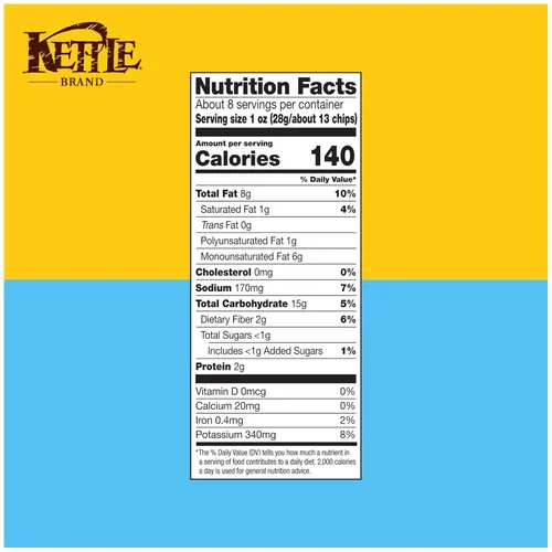 Vista 2 de Kettle Brand Papas fritas Farmstand Ranch Hervidor Chips, 7.5 Oz