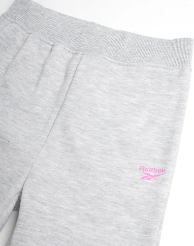 Vista 4 de Reebok Conjunto deportivo para niña, sudadera con capucha y pantalones deportivos de 2 piezas, conjunto deportivo para niñas (4-12)
