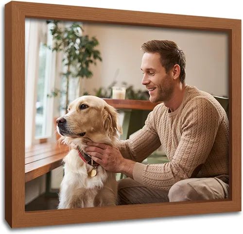 Vista 28 de Impresiones en lienzo personalizadas con tus fotos para mascotas, impresiones de fotos familiares, lienzo personalizado, aleación de aluminio, arte