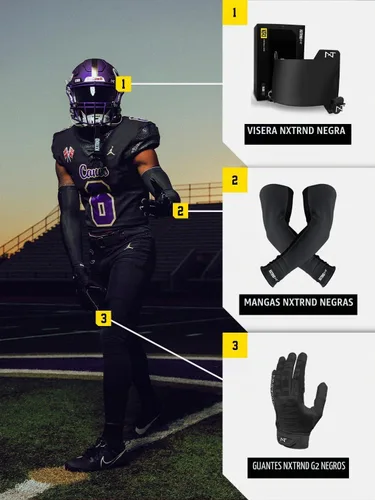 Vista 5 de 1 Pair Nxtrnd Compression Arm Sleeves for Men, Breathable Football, Basketball, Baseball Accessory, Adult & Kids Negro