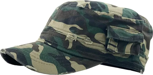 Vista 3 de Cadet Army - Gorra de estilo militar básico diario (ahora con la versión de bolsillo Stash)