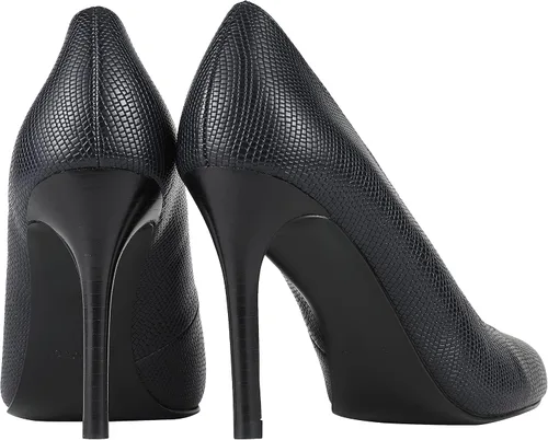 Vista 4 de JENN ARDOR Zapatos de tacón alto para mujer, con punta cerrada, de aguja, clásico, para oficina, boda, boda, sexy, para baile de graduación