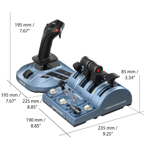 Vista 6 de Thrustmaster TCA Captains Pack Airbus X Edition (XBOX Series XS, PC)