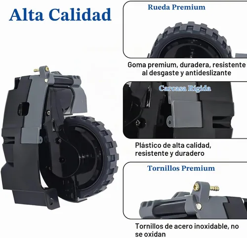 Vista 3 de ilovelife Par de módulos de rueda derecha para aspiradora Roomba I&E&J Series i7 i7+ i8 i8+ i6 i6+ i4 i3 i3+ intercambiable J7 E5 E6 E7 Series