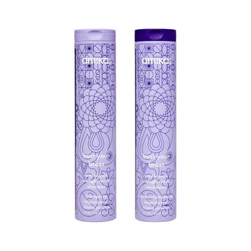 Vista 15 de amika bust your brass cool blonde strength repair shampoo