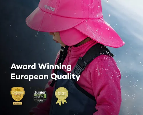 Vista 6 de Reima Lampi - Chaqueta impermeable con capucha para niños, ligera, resistente al viento, para exteriores