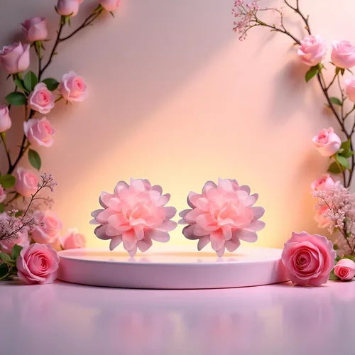 Vista 2 de 2 anillos de flor rosa para baile de Jisoo, anillo de dedo ajustable con rosa artificial para danza de flores artificiales