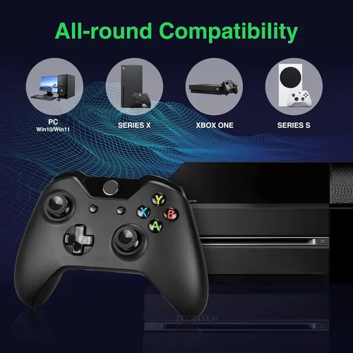 Vista 3 de vaomon Xbox One Wireless Controller PC Game Controller Compatible with Xbox One,Xbox Series XS,3.5mm Audio Jack,3D Joystick (Black)
