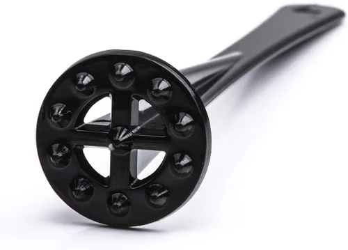 Vista 4 de Swizzle Lemon Muddler para cócteles y bebidas de té helado (paquete de 25) (negro, 4.331 in pequeño)