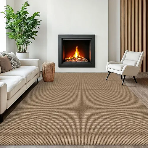 Vista 197 de EARTHALL Alfombra tejida de 2 x 3 pies, lavable para entrada, alfombra trenzada antideslizante, alfombra para puerta interior y exterior, alfombra
