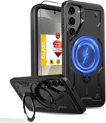Vista 80 de Funda magnética para Google Pixel 9A compatible con cargador inalámbrico MagSafe, para Pixel 9A, funda de teléfono integrada de 360 °, con 2
