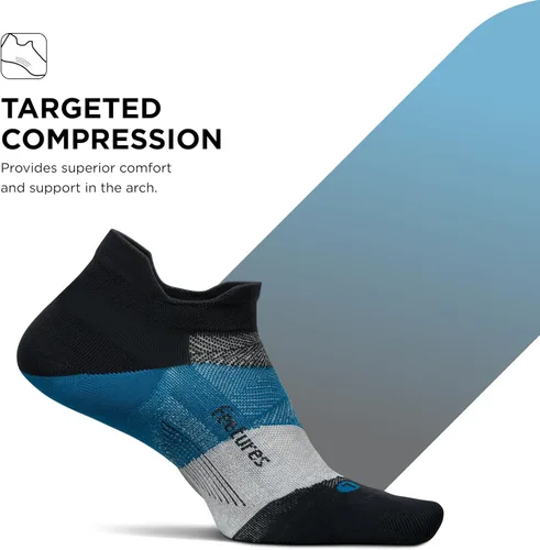 Vista 3 de Feetures Calcetines tobilleros acolchados Elite Ultra Light - Calcetines deportivos con compresión dirigida