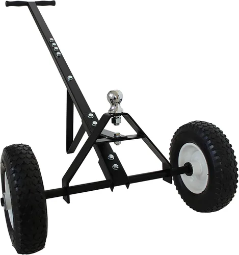 Vista 2 de MaxxHaul 70225 plataforma remolque con ruedas neumáticas de 12", 600 lb. de capacidad máxima